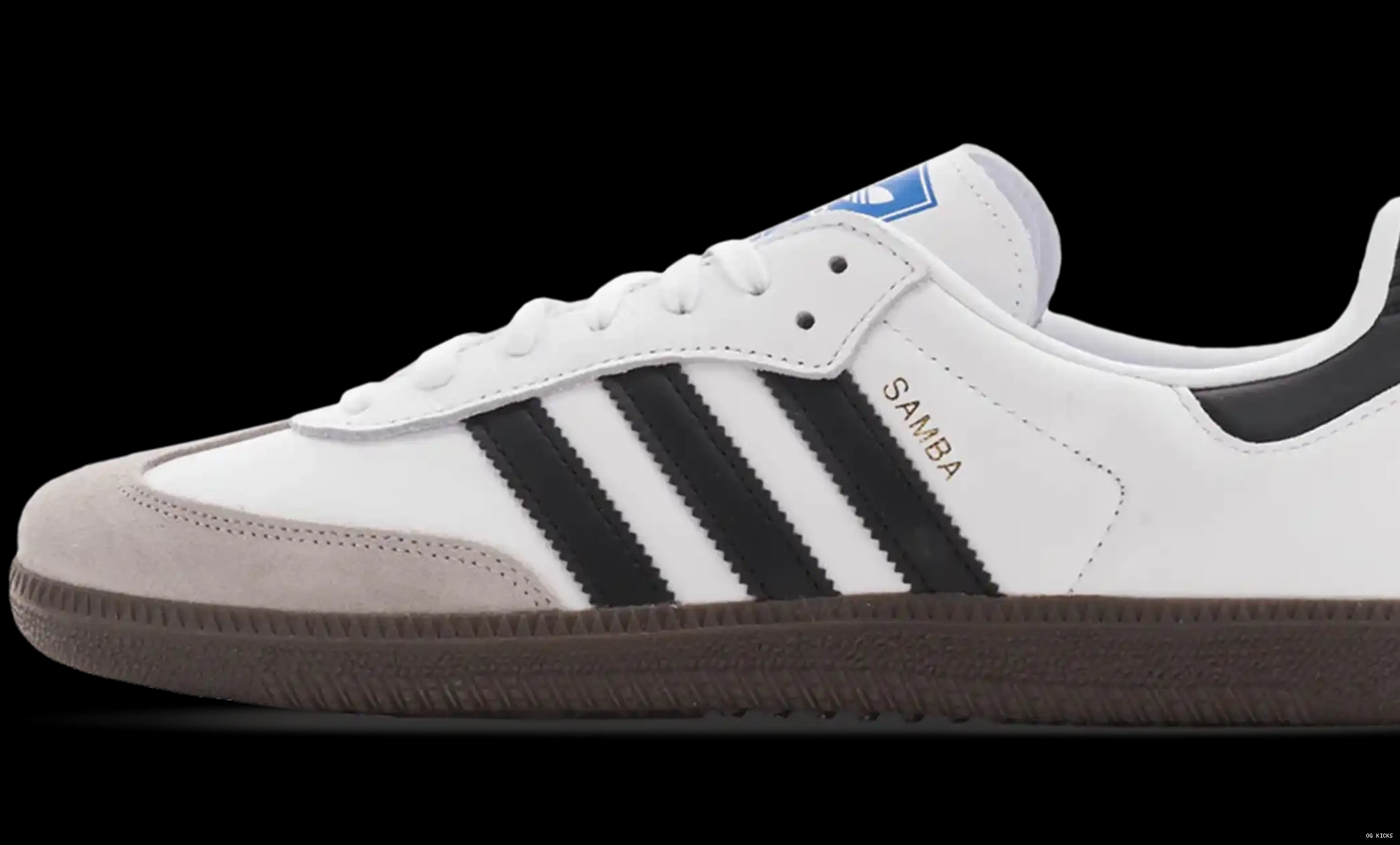 'White Black Gum' adidas Samba OG 0616